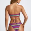 Azure By Oh Polly Swim Multiway Bikini Top in Multi Print Azure By Oh Polly Swim Multiway Bikini Top in Multi Print