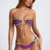 Azure By Oh Polly Swim Multiway Bikini Top in Multi Print Azure By Oh Polly Swim Multiway Bikini Top in Multi Print
