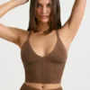 Chunky Knit Tank Top in Coco