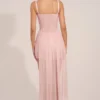 Reeva Corseted Draped Mini Dress in Blush Pink Reeva Corseted Draped Mini Dress in Blush Pink