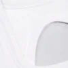 Seamless Soft Rib Cut-Out Crop Top in White Seamless Soft Rib Cut-Out Crop Top in White