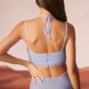 Selena Embellished Cowl Neck Corset in Blue Selena Embellished Cowl Neck Corset in Blue