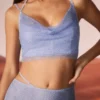 Selena Embellished Cowl Neck Corset in Blue Selena Embellished Cowl Neck Corset in Blue