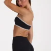 Soft Active Bandeau Sports Bra in Black Soft Active Bandeau Sports Bra in Black