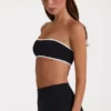 Soft Active Bandeau Sports Bra in Black Soft Active Bandeau Sports Bra in Black