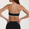 Soft Active Bandeau Sports Bra in Black Soft Active Bandeau Sports Bra in Black