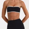 Soft Active Bandeau Sports Bra in Black Soft Active Bandeau Sports Bra in Black