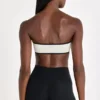 Soft Active Bandeau Sports Bra in Ivory Soft Active Bandeau Sports Bra in Ivory