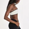 Soft Active Bandeau Sports Bra in Ivory Soft Active Bandeau Sports Bra in Ivory