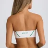 Soft Active Bandeau Sports Bra in White Soft Active Bandeau Sports Bra in White
