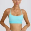 Soft Active Cross-Back Sports Bra in Aqua Soft Active Cross-Back Sports Bra in Aqua