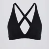 Soft Active Cross-Back Sports Bra in Black Soft Active Cross-Back Sports Bra in Black