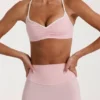 Soft Active Sports Bra in Blush Marl Soft Active Sports Bra in Blush Marl